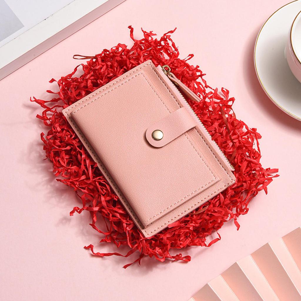 Cute Fashion PU Leather Mini Coin Purse Women Solid Color Credit Card Holder Bags Small Wallet Money Bag Purse Card Holder High Fast Delivery