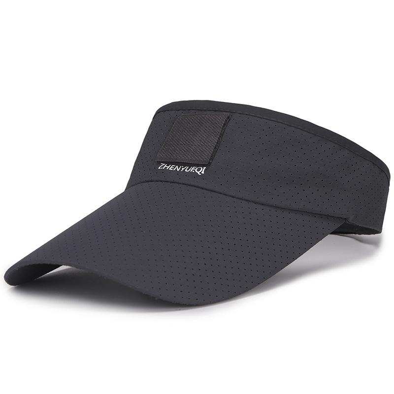 New Summer Velcro Design Outdoor Running Sun Hats Men Women Top Empty Solid Sport Tennis Golf Sunhats Sunscreen Baseball Cap