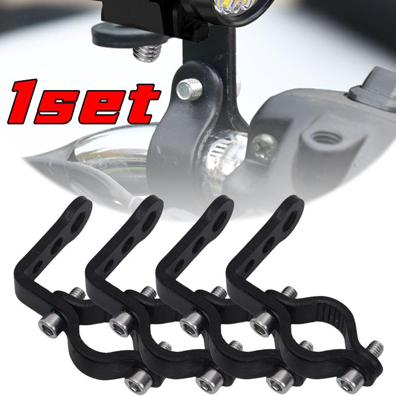 Headlight Bracket LED Work Light Pole Installation for Truck Car ATV Motorcycle Universal Car & Motorcycle Headlight Clip Kit