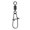 40 Pcs Stainless Steel Fishing Connector Pin Bearing Rolling Swivel Snap In Box Fishing Tackle Accessories For Lure Hook