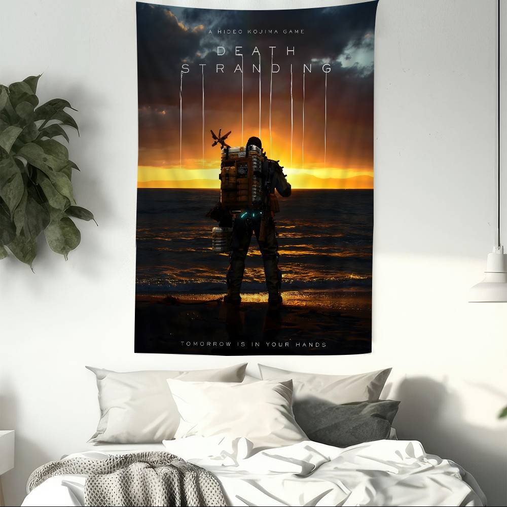 Game Death Stranding 2 On the Beach Wall Tapestry Home Decoration Hippie Bohemian Decoration Divination INS Home Decor