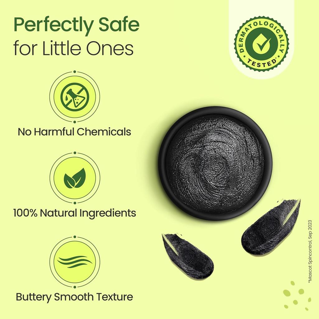 LuvLap 100% Natural Baby Kajal With Pure Cow Ghee And Cocoa Butter For Gentle Eye Nourishment And Safe Daily Application