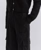MUSINSA STANDARD WOMAN Women'S Herringbone Wide Cargo Pants [Black]