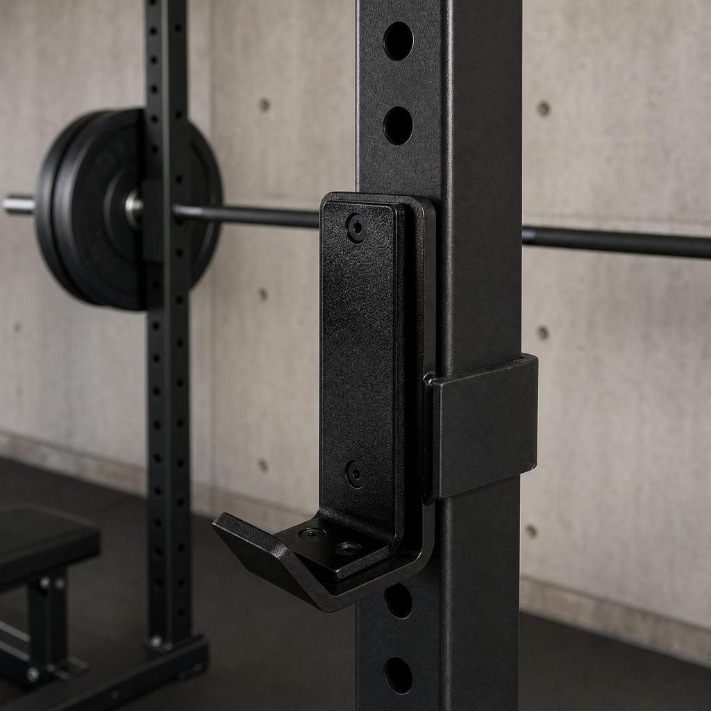 Power Rack J-Hook Secure J Hook Non-Slip for Squat