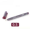 Japanese Colored Hook Line Pen Waterproof Art Supplies Anime Architectural Design Ink Tube Drawing Pen Watercolor Outline Marker