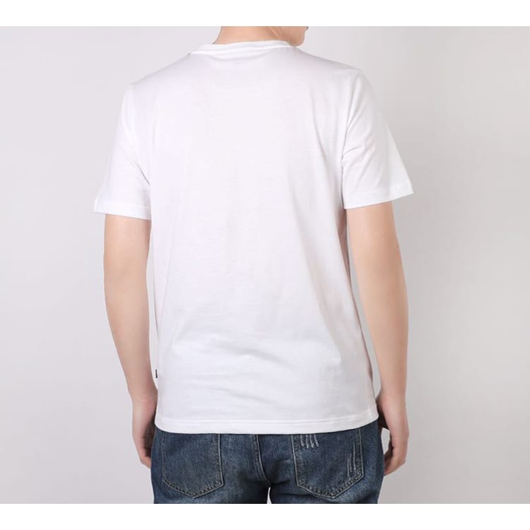 Puma T Shirts Men's White Crew Neck Moderate Straight Fit 586464-02