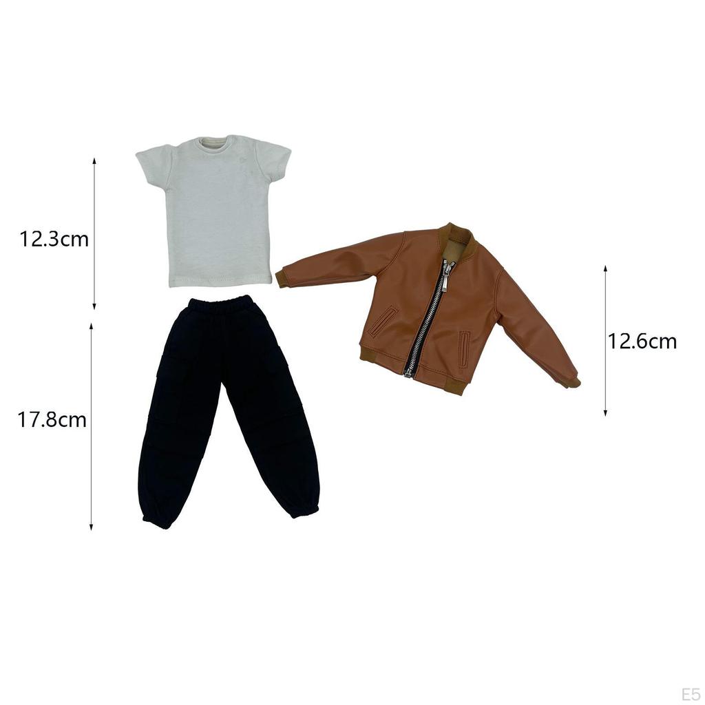 1/6 Action Figure Clothes Fashion Outfit Miniature Doll Accessories for 12" Figures