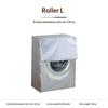 New Universal Washing Machine Cover With Roll Edge Silver Washer Dryer Cover Waterproof Cover For Front Loading Machine