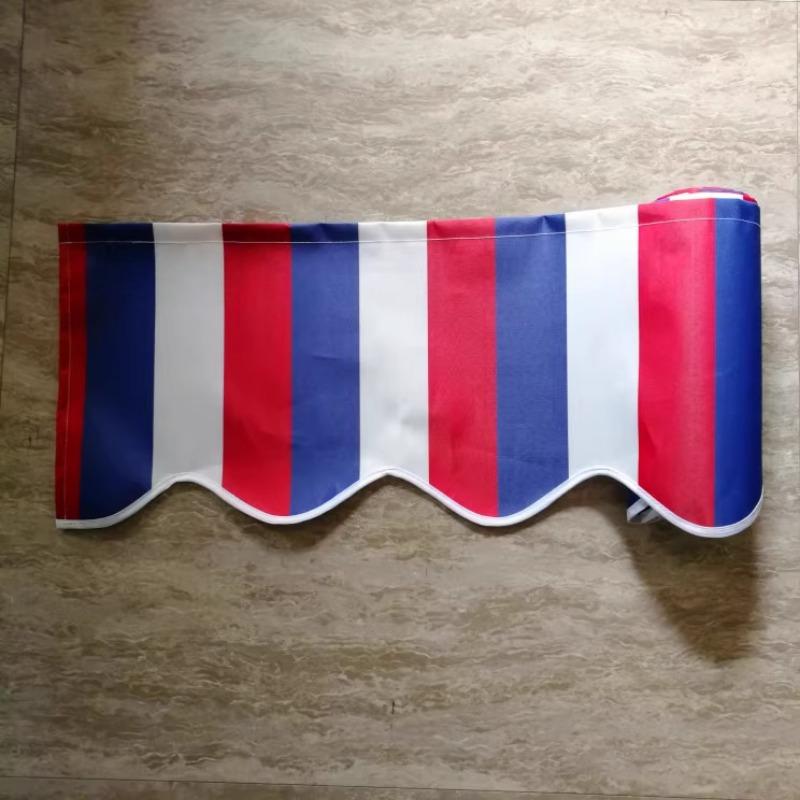Retractable Awning Patio Replacement Fabric Window Valance Manual Exterior Sun Shade Deck Window Cover Sunshade Canopy Curtain