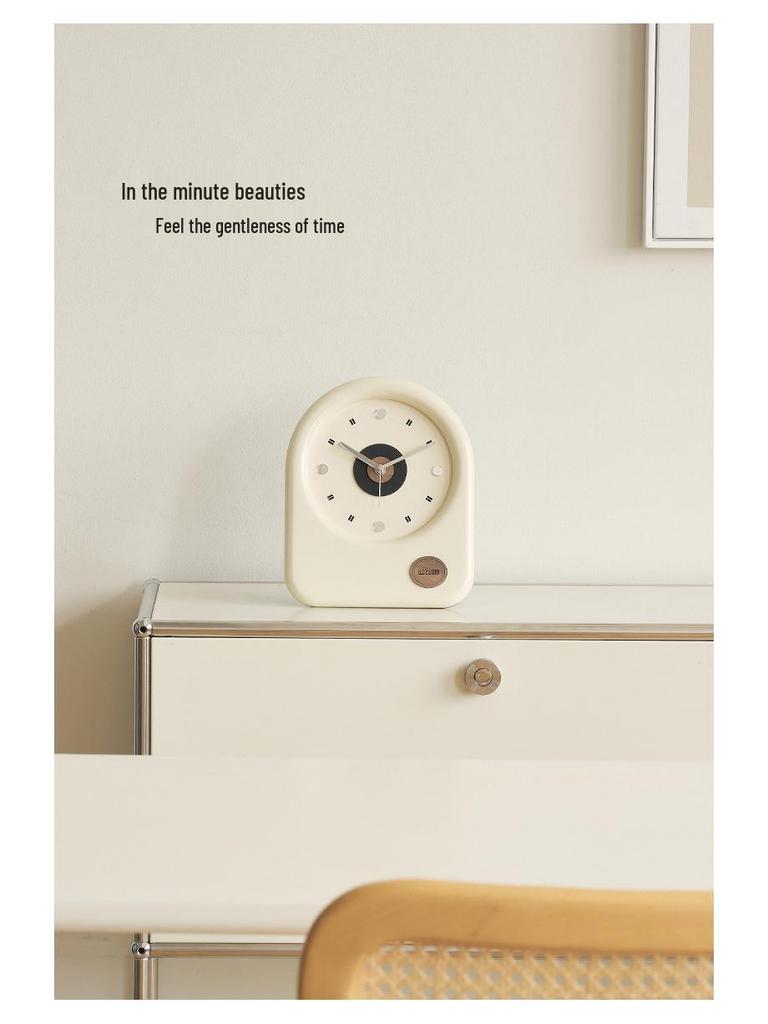 Wozoom Elegant Table Clock for Living Room, Entryway, or TV Cabinet - Stylish Desktop Decoration.