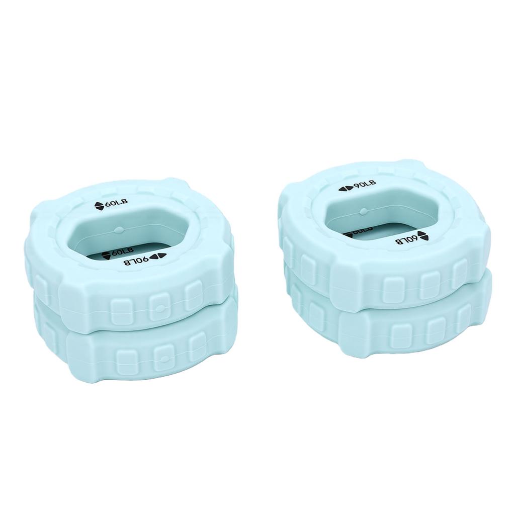 4PCS Grip Strength Trainer  S 20-30lb Large Size Comfortable Silicone Forearm Finger Hand Exerciser