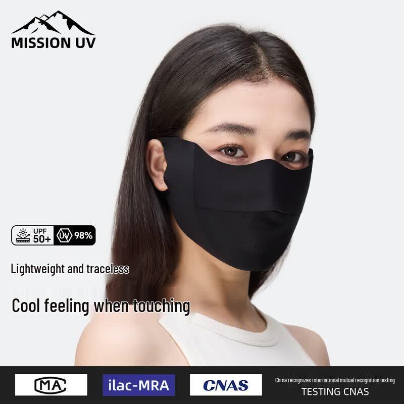 MISSION UV Ice Silk Full-Face Sun Protection Mask L