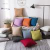 Einfarbig Soft Case Leinen Dekokissen Home Kissenbezug Sofa