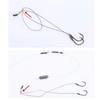 5 Packs of 50/10 Packs of 100 Hooks Fishs Tool Tied Good Strong Horse Line Double Hook Pair Hook Fishing Gear Accessories