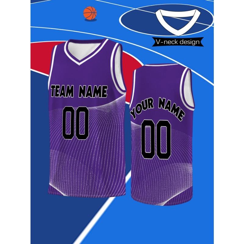 Men's basketball vest, V-neck design, comfortable and lightweight, suitable for fitness exercises