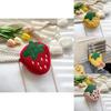 Girls Fashionable Kindergarten Plush Strawberry Chain Bag 2023 Soft Breathable Wearresistant Purse Coin
