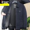 Woodpecker 2025 Men's Spring/Autumn Casual Business Jacket for Middle-Aged and Elderly Fathers
