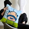 Pixel funny cartoon game art O-Oyajitchi Maple Design Cushion Cover Happy Autumn Harvest decor Holiday Decorati Pillow Cover