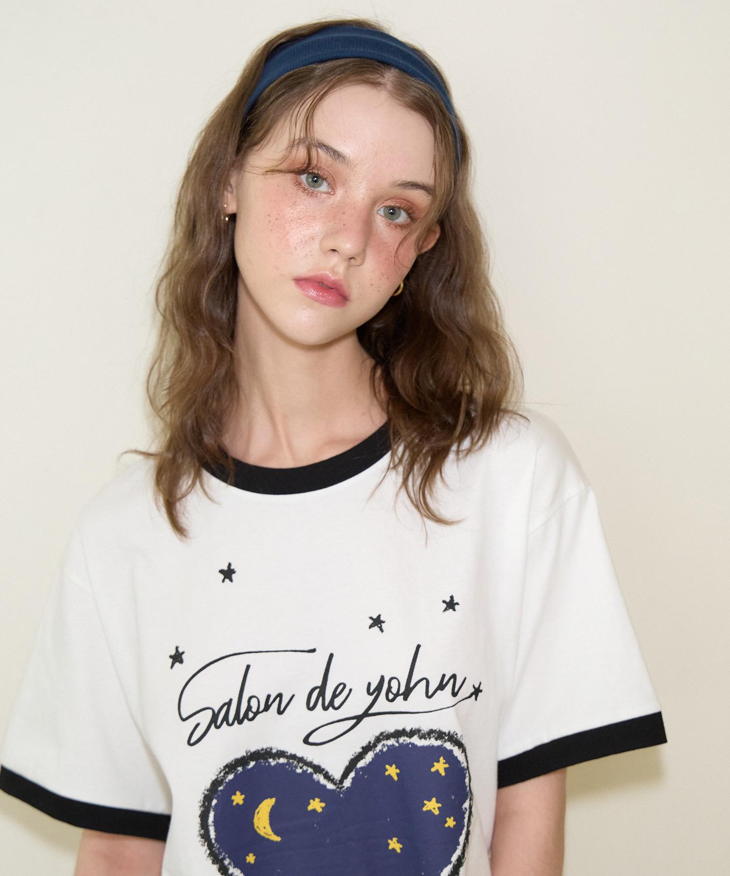 Salon De Yon Heart Loose Fit Short Sleeve T-Shirt