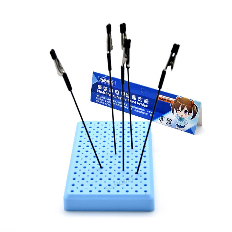 5D Model Painting Tools with Drying Clips & Stand