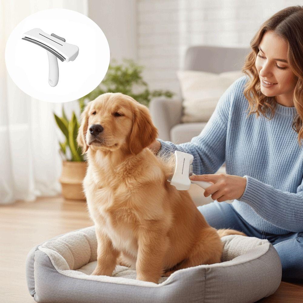 Stainless Steel Pet Hair Removal Comb Anti Grooming Pet Grooming Comb  Pet Hair Removal