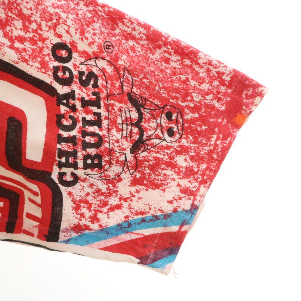 MAGIC JOHNSON TS 90s NBA Chicago Bulls double-sided printing Short sleeve T-shirt Men's Used