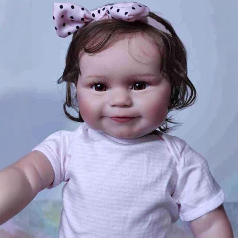 Cute Lori Princess Short Hair Baby Cute Children Soft Vinyl Rebirth Doll Cloth Doll
