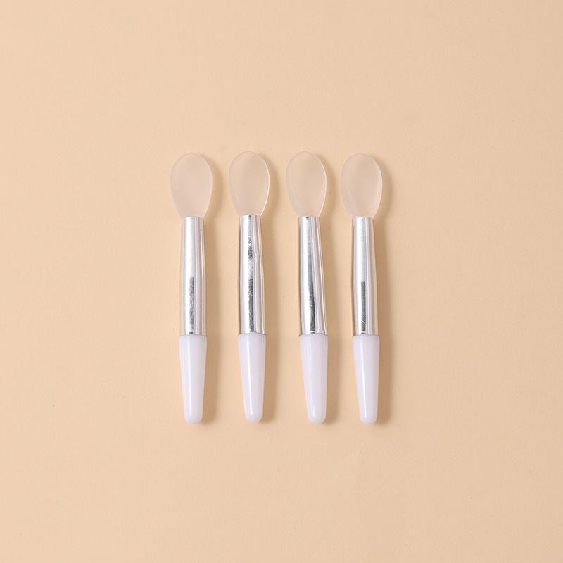 

Мини Мягкая Силиконовая Кисть для Губ - Портативный Аппликатор для Помады, Маски для Губ и Блеска белый