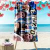 Enzo Art Print Beach Towel, Large Soft Quick Dry Towel for Beach Camping Swimming