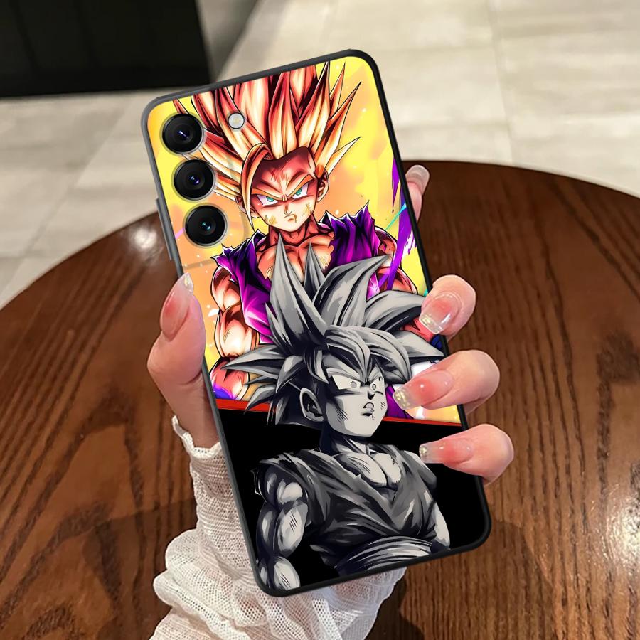 Case for Samsung Galaxy A22 A52 A32 A41 A23 A53 A26 A72 A35 A25 A71 A36 A24 A55 A51 A73 Black Soft Phone Cover Dragon Ball