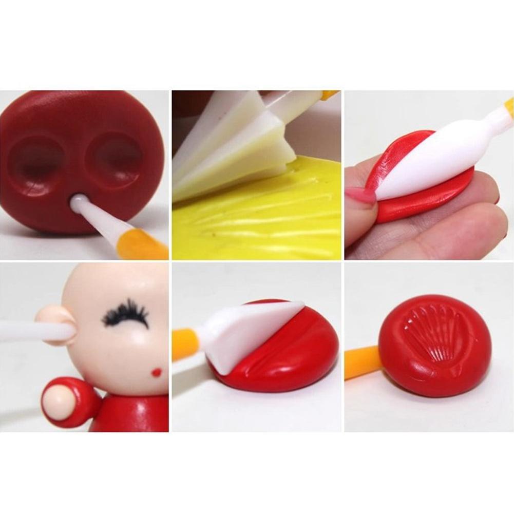 8pcs/set Soft Clay Plastic Carving Tool Safe Baking Suit