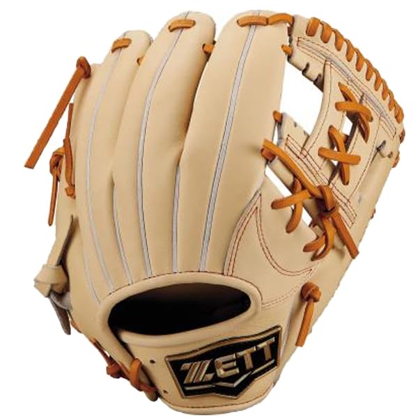 

ZETT Neo Status Youth Softball Glove for Second and Pastel B M Shortstop, B/Oak (3236), Size (BJGB70500N)