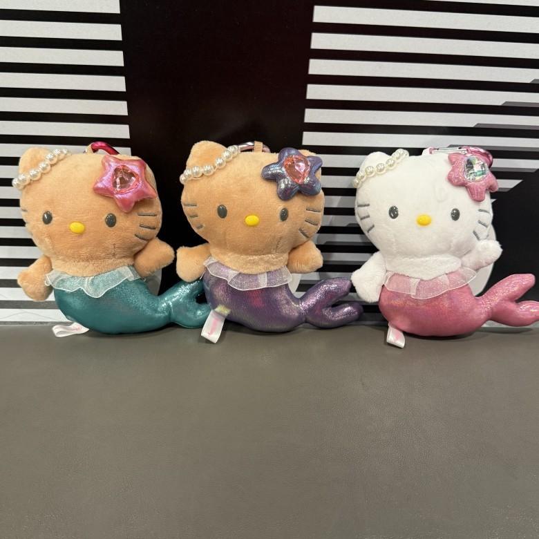 Hello Kitty Meerjungfrau Weicher Plüsch Schlüsselanhänger Mit Fischschwanz Design Zum Verschenken