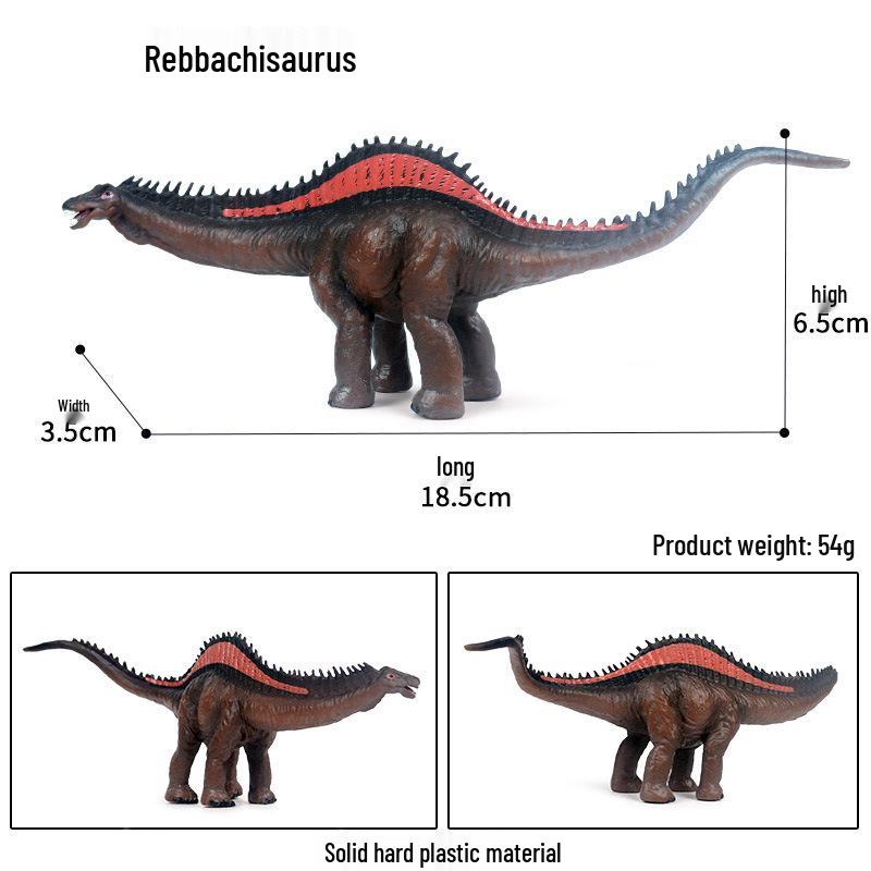Rebbachisaurus Dinosaur Model Toy for Children - Jurassic Simulation & Cognitive Ornament