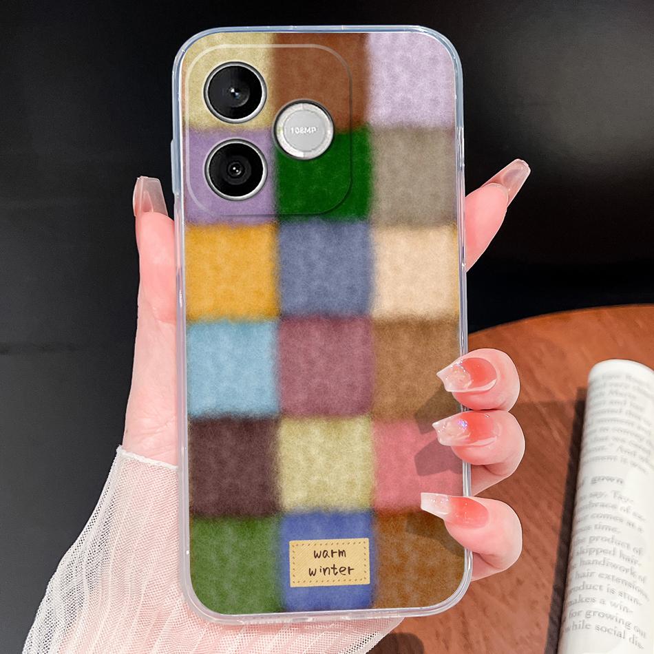 Phone Case For Honor 600 Lite 500 Smart 5G Cute Fish Bubble Phone Cover Soft Transparent Silicone Anti Slip Lightweight Funda