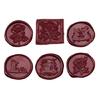 Castles Wax Seal Stamp Decorative Seal Plant Sealing Wax Stamp Brass Head for Wedding Scrapbooking Decoration