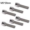 Parts Stem Bolts Repair Screws Spare 20mm 6pcs Cycle