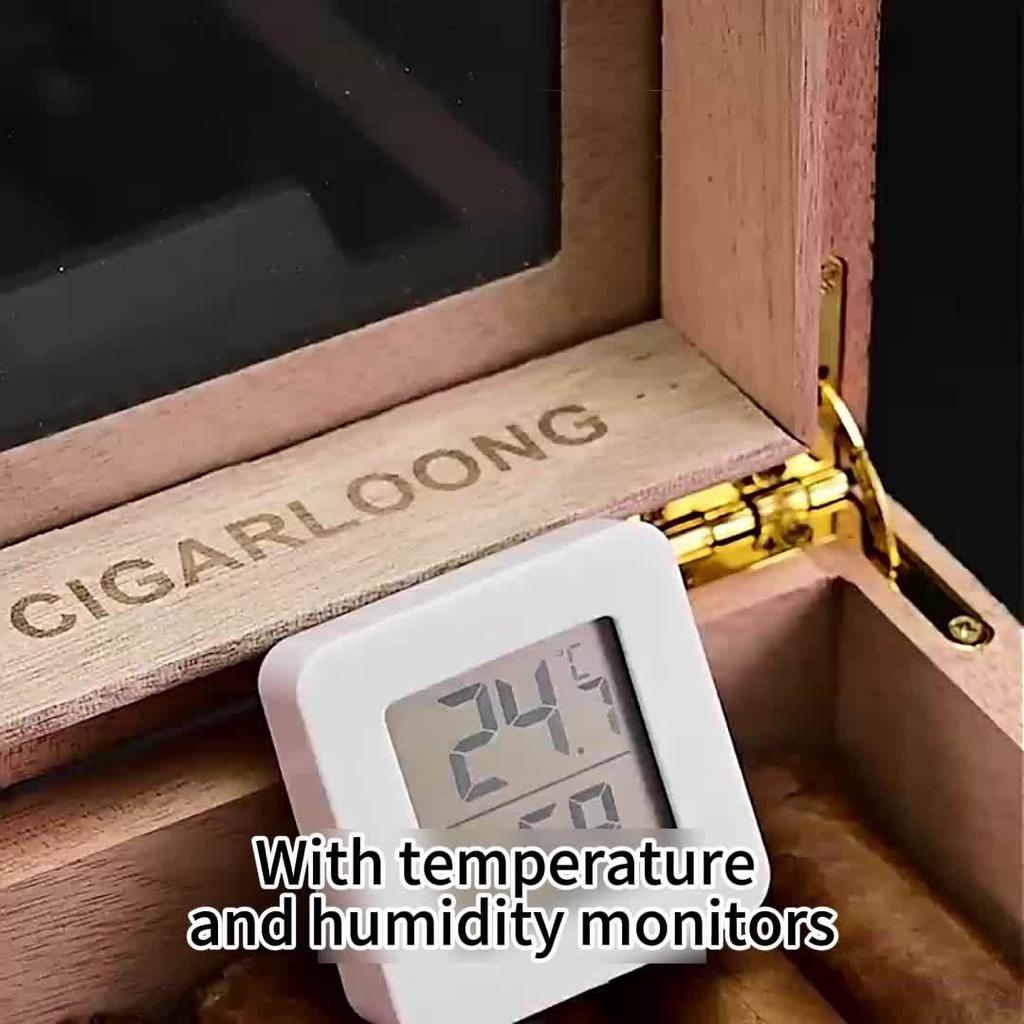 Two Mini LCD Digital Thermometers and Hygrometers (Celsius Only)