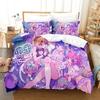 Fashion Music Game Muse Dash Beding Set Printed Bed Linen Set With Pilowcase Soft Duvet Cover Soft Single Double Quen Super King-Sized Dimensionsd