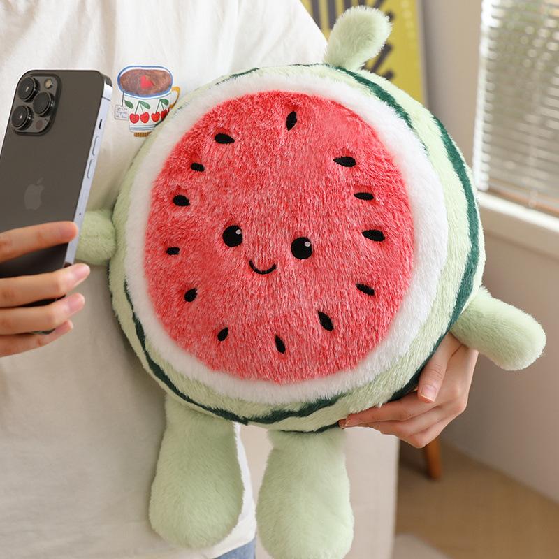 Desene Animate Simulare Run Pepene Verde Perna Jucărie de Pluș Păpușă Perna de Dormit pentru Sofa Perna Ornament pentru Camera de Zi Cadou