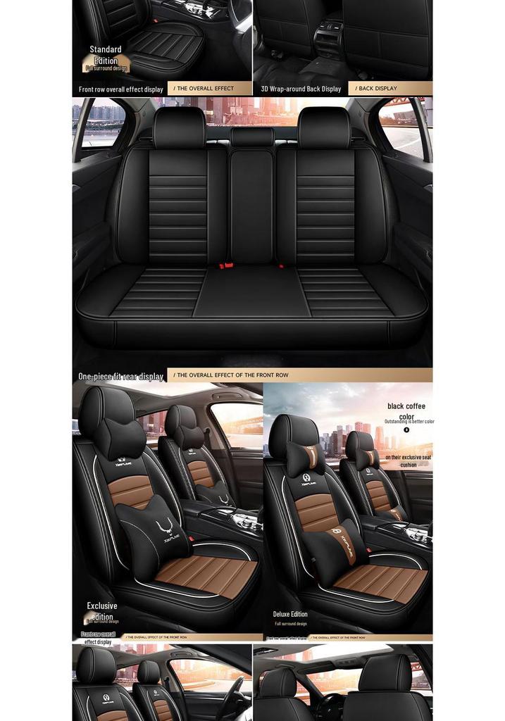 26 Volkswagen Golf Seat Covers & Cushions - Full Wrap, Universal Fit, Summer Leather Ice Silk, Four Seasons
