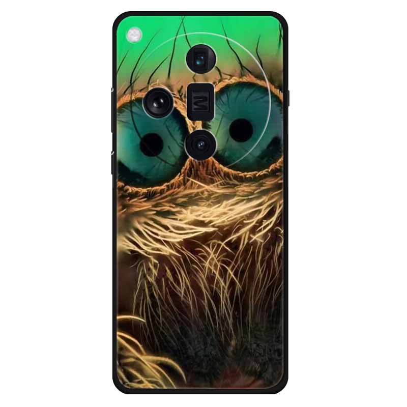 Funda For Oppo Find X7 Ultra Case Find X7 Silicone Space Wolf TPU Soft Phone Cover For OPPO Find X7 Pro/ X7 Ultra Case Cat Coque