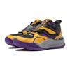 Li Ning Youth Pre Casual Comfortable High-Top Basketball Shoes Kids Sneakers Black Purple Yellow YKBT092-3