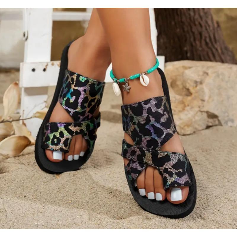 New Color Platform Slippers Large Size Ethnic Style Comfortable Fashion Beach Slippers