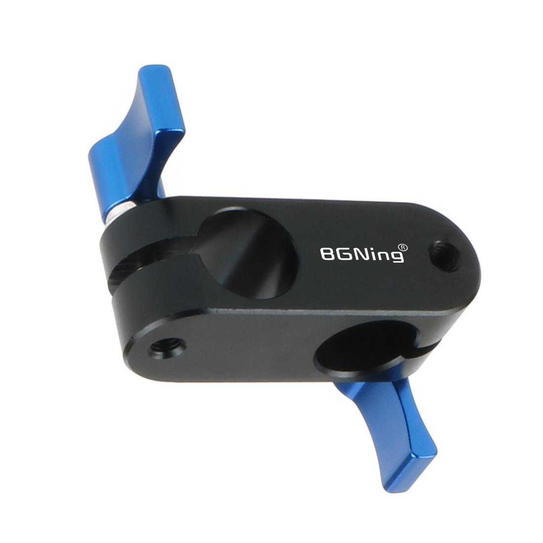 

90 Degree 15mm Pole Rod Clamp Adapter Right Angle for 5D2 5D3 A7sGH4 DSLR Camera Handgrip Monitor Photography System Accessories синий