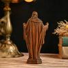 Crafts YS Statue Ornaments Office Accessories Decorations Cross-border Creative Handmade Solid Wood Carving