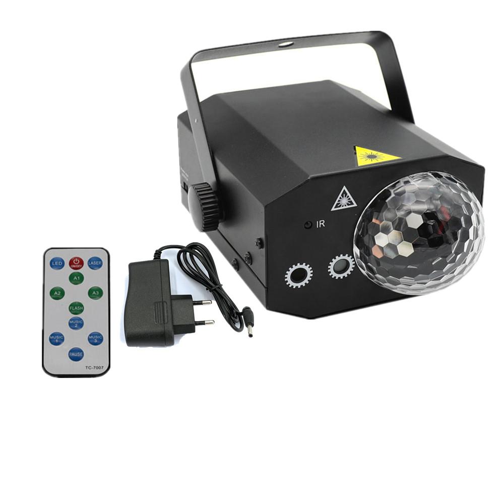 72 Pattern LED Disco Light Adjustable Laser Lights Projector Stage Lights Party DJ Light Colorful Party Light