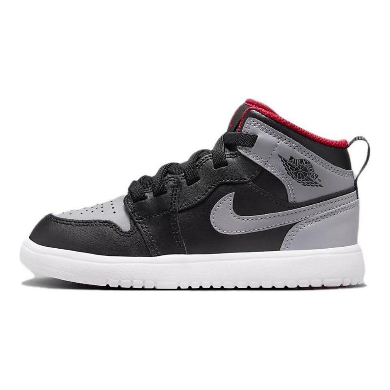 Air Jordan 1 Mid Alt mid-top kids basketball shoes black DR9745-006 28
