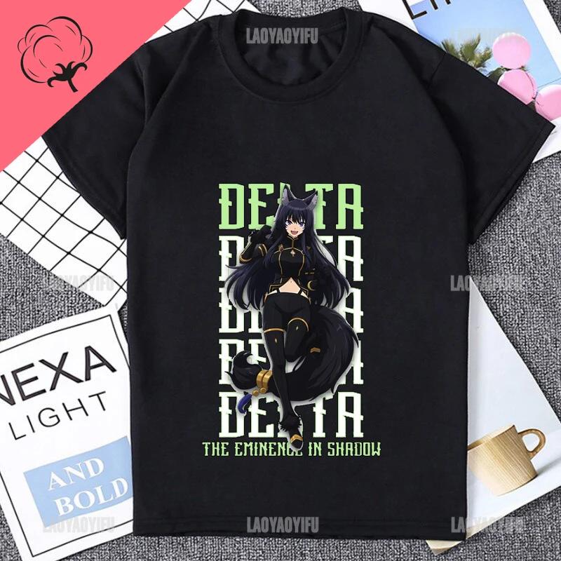 The Eminence In Shadow Cool Printed Anime T-shirt Cotton Fashion Harajuku Style Man T Shirt Casual Loose Streetwear Unisex Tees