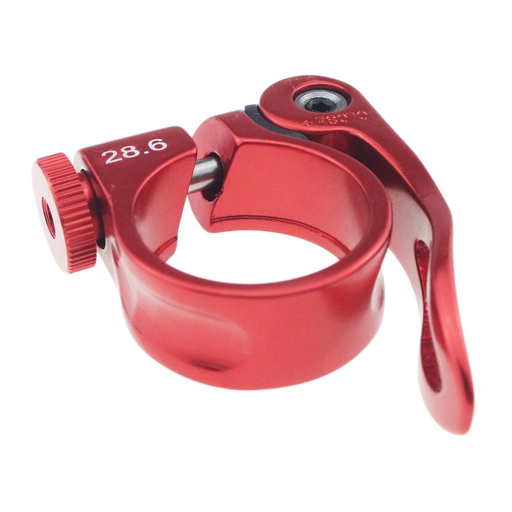28.6mm bicycle itz post clamp quick release saddle tube clip